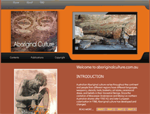 Tablet Screenshot of aboriginalculture.qnetau.com